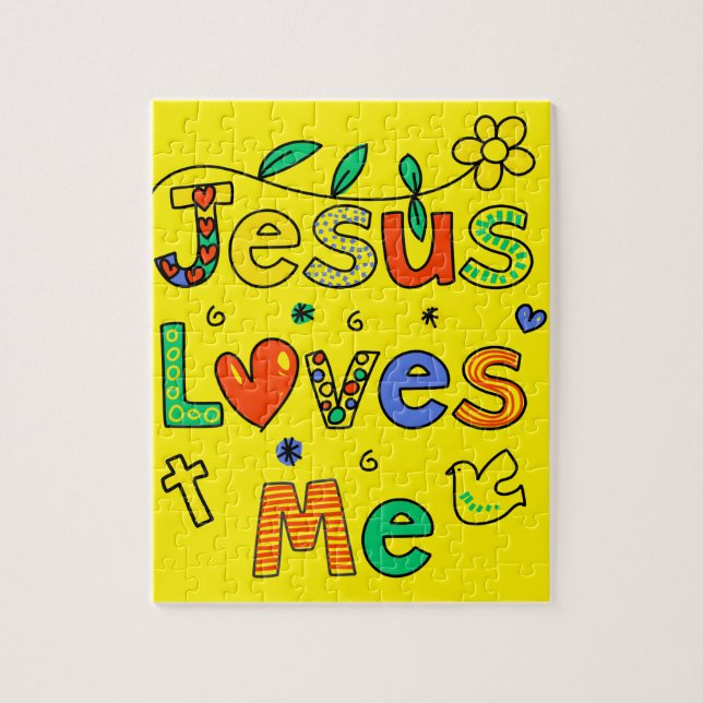 Jesus Liebe Puzzle (Vertikal)