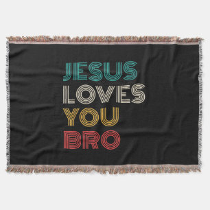 Jesus Liebe Sie Bro, lustige Christliche Glaube Re Decke