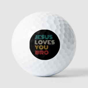Jesus Liebe Sie Bro, lustige Christliche Glaube Re Golfball