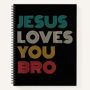 Jesus Liebe Sie Bro, lustige Christliche Glaube Re Notizbuch