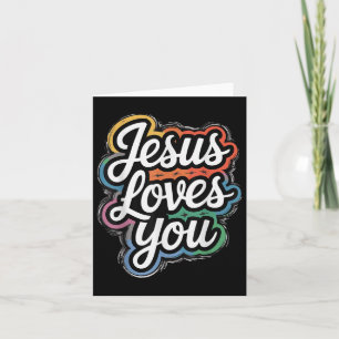 Jesus Liebe Sie - Christlicher Glaube und Amp; Lie Karte