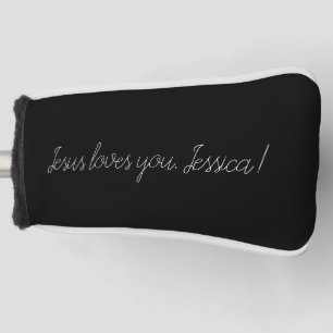 Jesus Liebe Sie (einen Namen hinzufügen oder lösch Golf Headcover