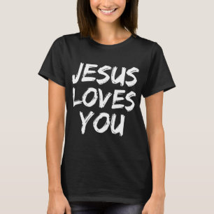 Jesus Liebe Sie für Frauen lieben Christlichen Gla T-Shirt
