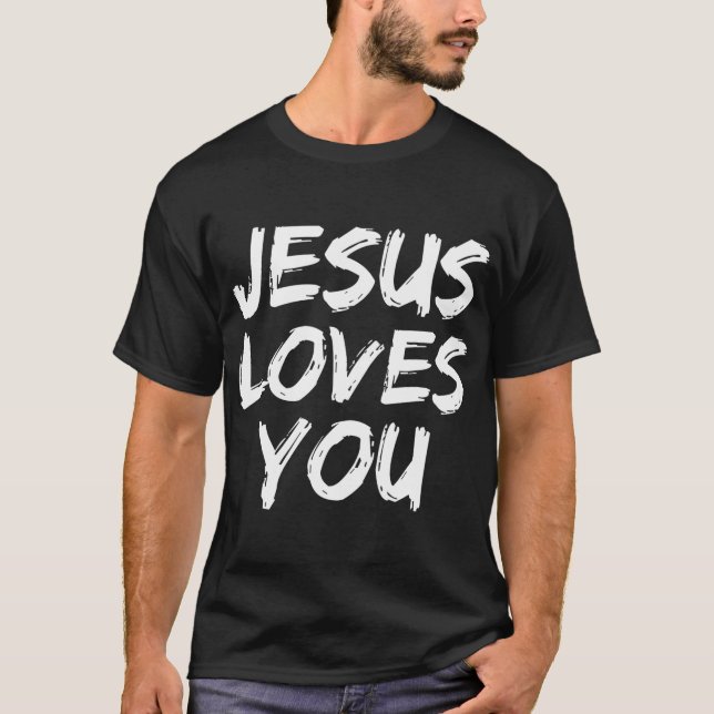 Jesus Liebe Sie für Frauen lieben Christlichen Gla T-Shirt (Vorderseite)
