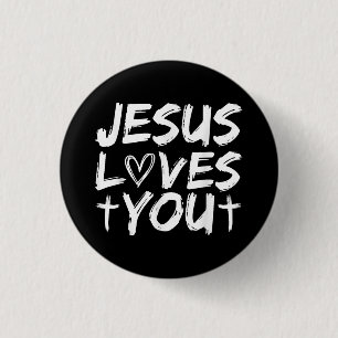 Jesus Liebe Sie Jesus Button