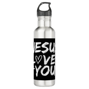 Jesus Liebe Sie Jesus Edelstahlflasche