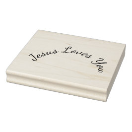 Jesus Liebe Sie runden Design Craft Briefmarke Gummistempel