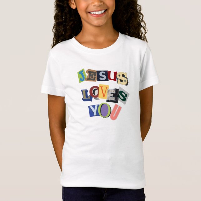Jesus Liebe Sie T-Shirt (Vorderseite)