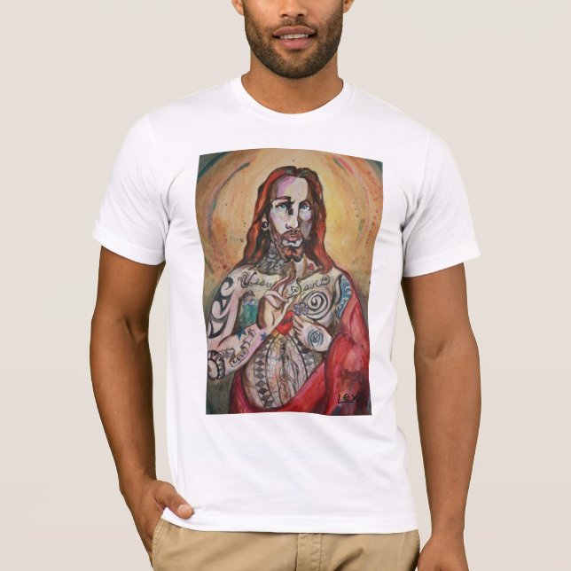 Jesus-Liebe-Tinte T-Shirt (Vorderseite)