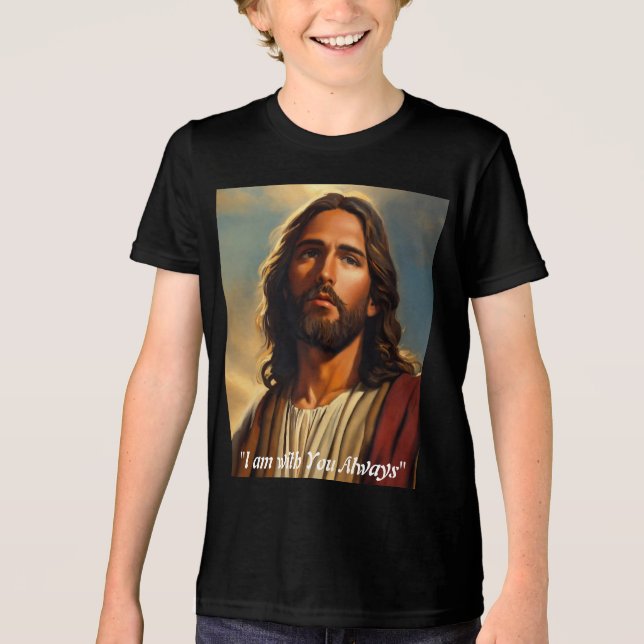 Jesus Liebe Tri-Blend Shirt (Vorderseite)