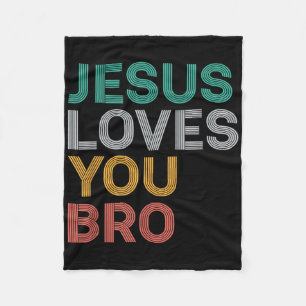 Jesus Liebe You Bro Funny Christliche Glaube Fraue Fleecedecke