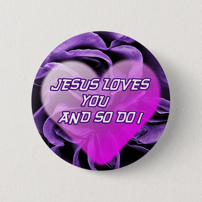 Jesus Liebe You_Button Button (Vorderseite)
