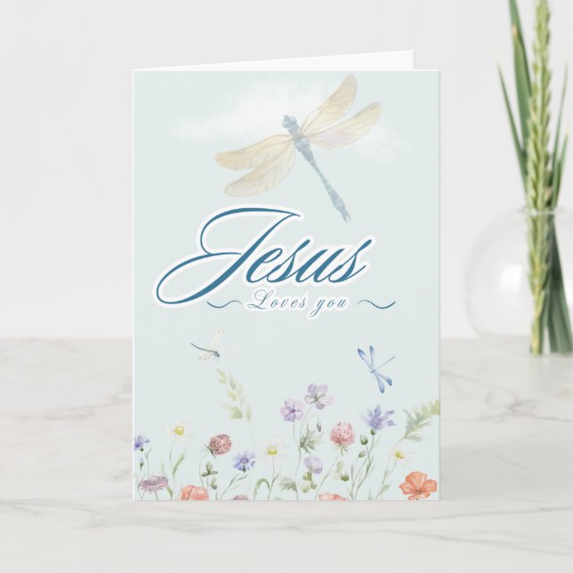 Jesus Liebe You Card Feiertagskarte (Vorderseite)