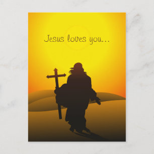 Jesus Liebe You Osterpost Postcard Feiertagspostkarte