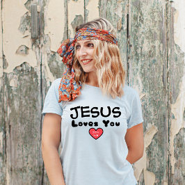 Jesus Liebe You Red Heart T-Shirt