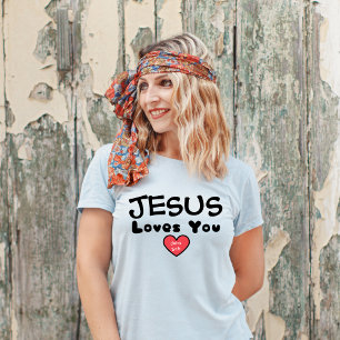 Jesus Liebe You Red Heart T-Shirt