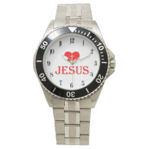 Jesus lieben armbanduhr