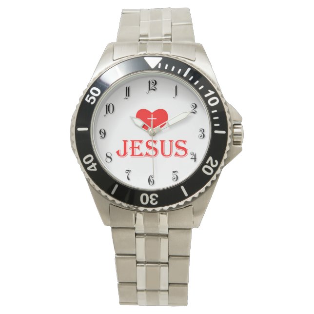 Jesus lieben armbanduhr (Vorderseite)