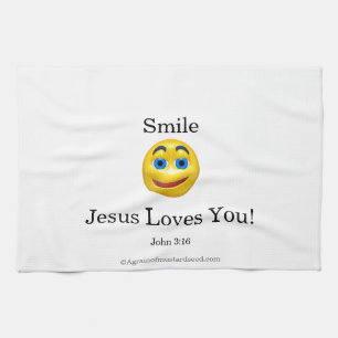 Jesus Lieben, die du dir selbst zuordenest Geschirrtuch