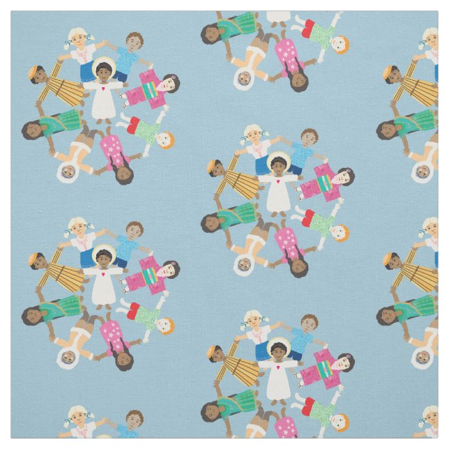 Jesus Lieben die kleinen Kinder Stoff (Muster)