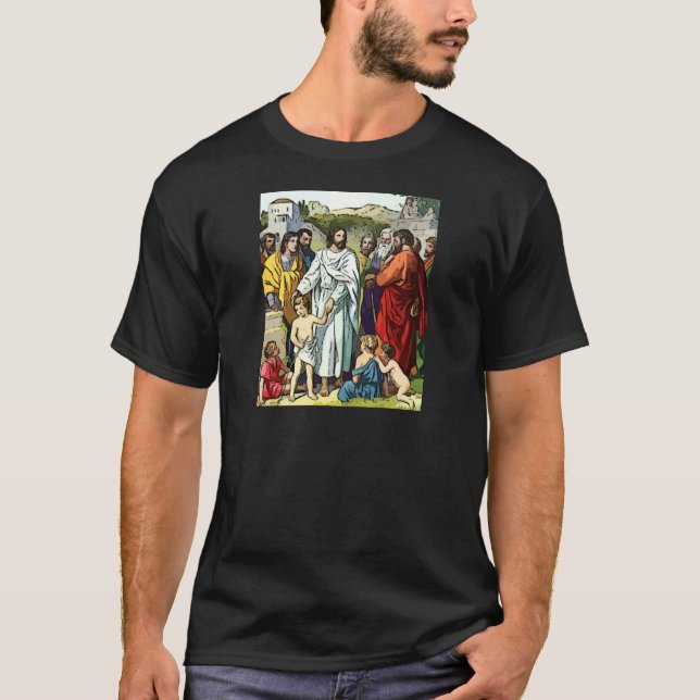 Jesus-Lieben die kleinen Kinder T-Shirt (Vorderseite)