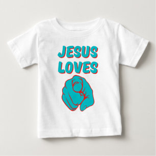 Jesus-Lieben, die Sie glauben Baby T-shirt