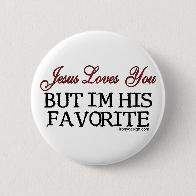 Jesus Lieben Du Liebling Button (Vorderseite)