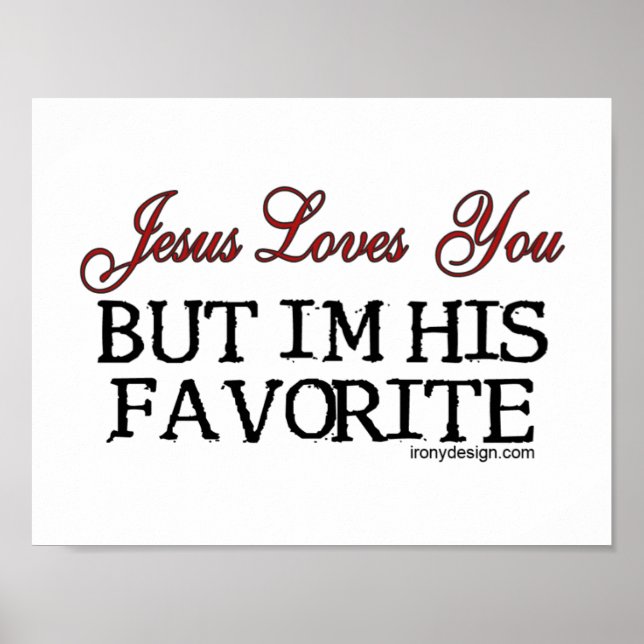 Jesus Lieben Du Liebling Poster (Vorne)