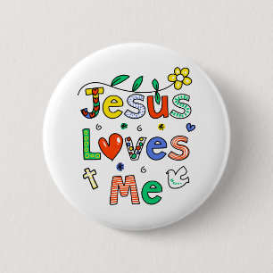 Jesus-Lieben ich Button