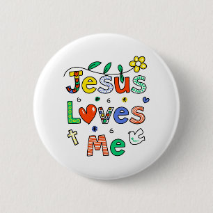 Jesus-Lieben ich Button