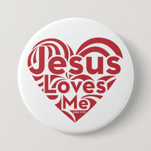 Jesus-Lieben ich Button