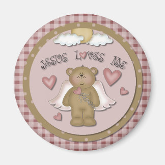 Jesus Lieben Ich Christlich Teddy Bear Angel Magne Magnet