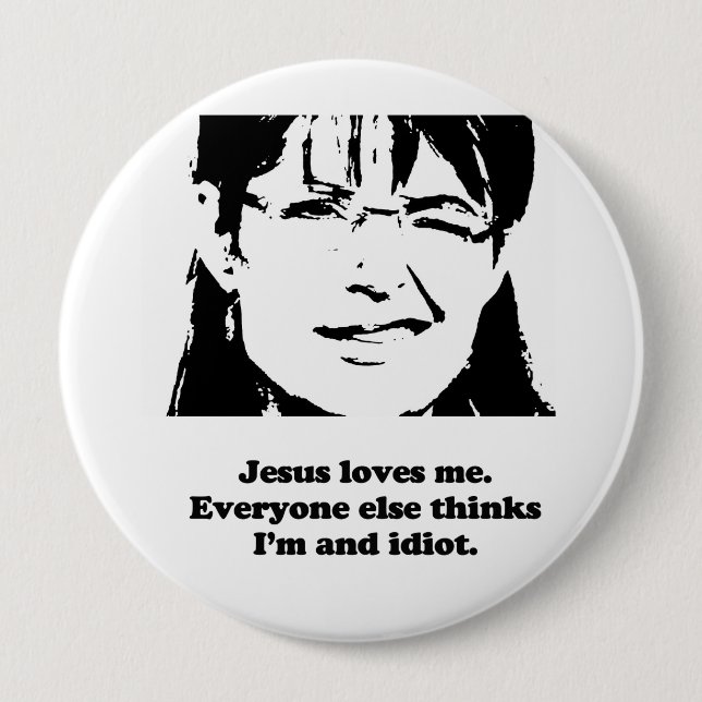 Jesus-Lieben ich. Jeder denkt sonst, dass ich ein Button (Vorderseite)