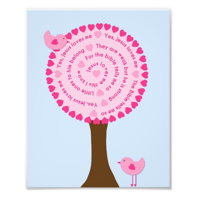 Jesus Lieben Ich Kinderzimmer Kunst Fotodruck (Vorne)