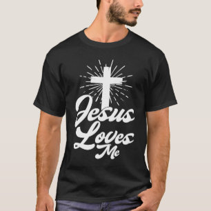Jesus Lieben Ich Kirche glauben Religion T-Shirt