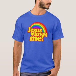 Jesus-Lieben ich (mit Regenbogen) T-Shirt