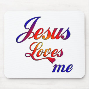 Jesus-Lieben ich Mousepad
