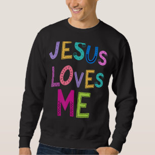 Jesus Lieben Ich Religiöse Christliche Katholische Sweatshirt