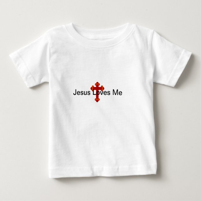 Jesus-Lieben ich Säuglings-T-Shirt Baby T-shirt (Vorderseite)