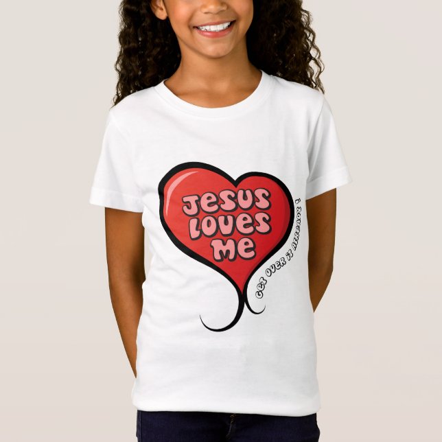 JESUS-LIEBEN ICH T-Shirt (Vorderseite)