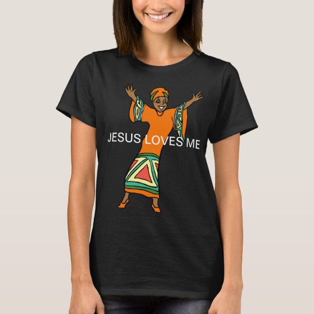 Jesus Lieben Ich T - Shirt der Frau (Vorderseite)