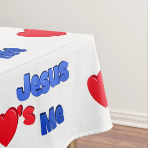 Jesus-Lieben ich Tischdecke