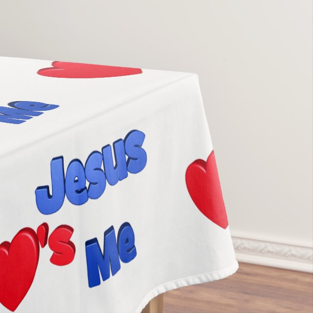 Jesus-Lieben ich Tischdecke (Beispiel)