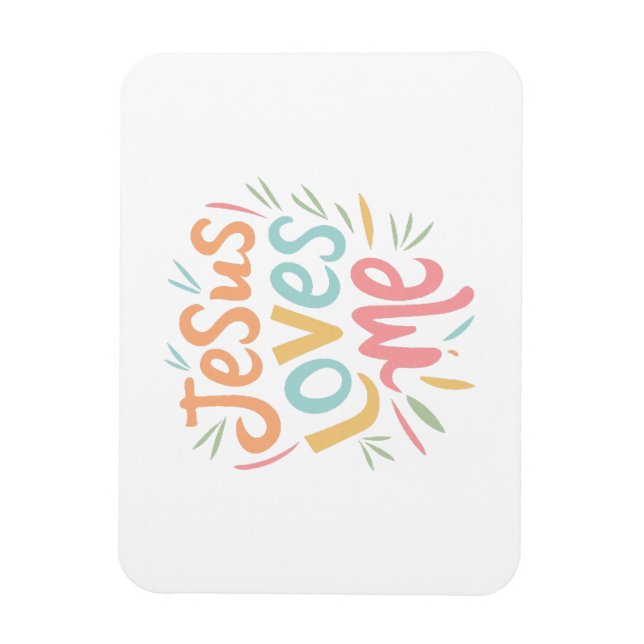 Jesus Lieben Ich - Vintages Design Magnet (Vertikal)