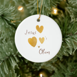 Jesus Lieben Individuelle Name Weihnachtsschmuck