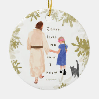 Jesus Lieben Keramik Weihnachten Ornament