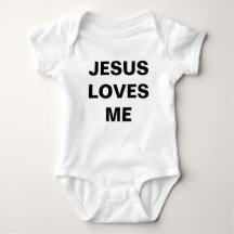 "Jesus Lieben Me" Baby Jersey Bodysuit