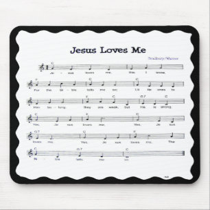 JESUS-LIEBEN ME-MOUSEPAD MOUSEPAD
