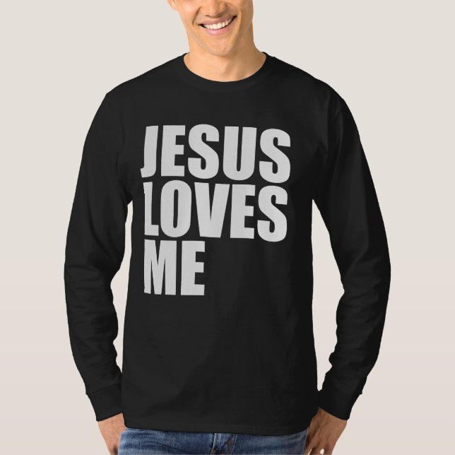 JESUS LIEBEN ME T-Shirt (Vorderseite)