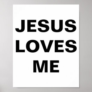 "Jesus Lieben mich" Poster